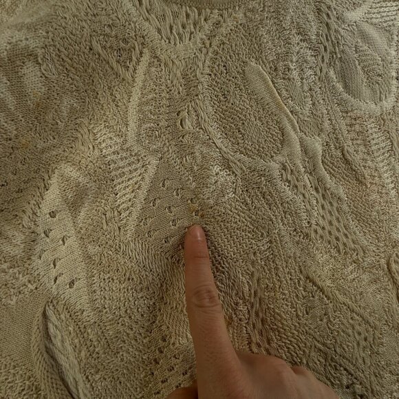 COOGI Naturals XL Earth Tone Beige Australia Made Sweater Knit Pullover ***** - Picture 12 of 16